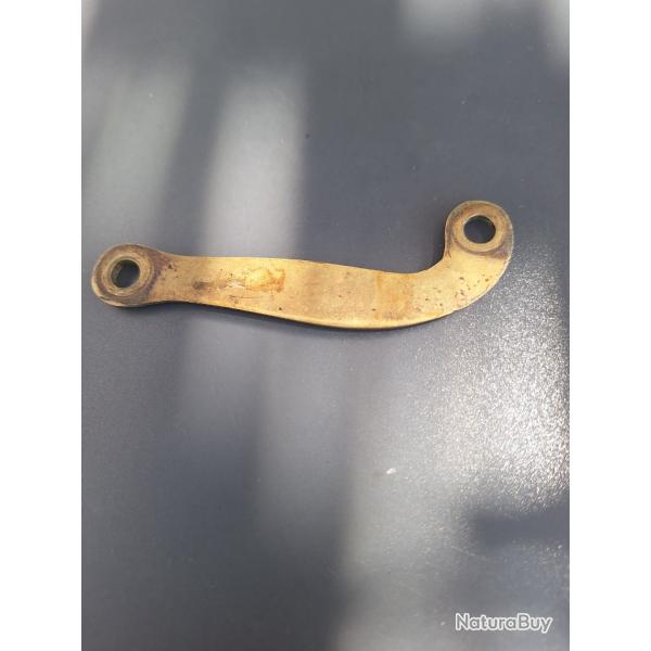 Contre platine plate en laiton rglementaire d'Armes  silex et  percussion