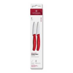 6.7601.2C1 Set 2 couteaux office Victorinox SwissClassic rouge 8cm