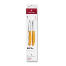 6.7608.2C1 Set 2 couteaux office Victorinox SwissClassic jaune 8cm