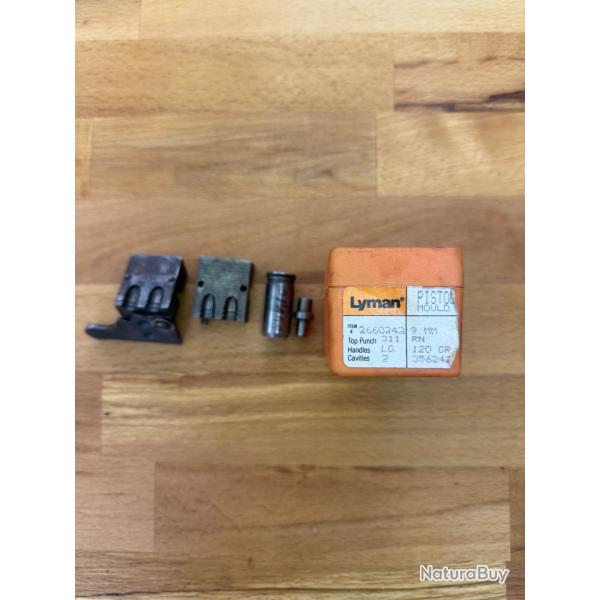 Vends moule Lyman 9mm et recalibreur rcbs 356