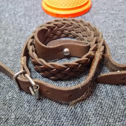 Bretelle cuir pour arme d'épaule- Occasion (12)