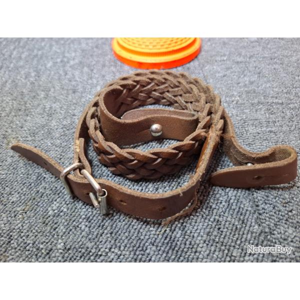 Bretelle cuir pour arme d'paule- Occasion (12)