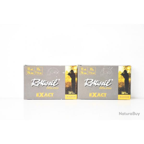 2 Boites de Balles Rottweil Exact magnum cal 12