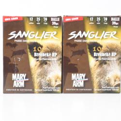 2 Boites de Balles Mary Arm Brenneke HP cal. 12