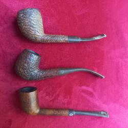 lot de 3 pipes anciennes