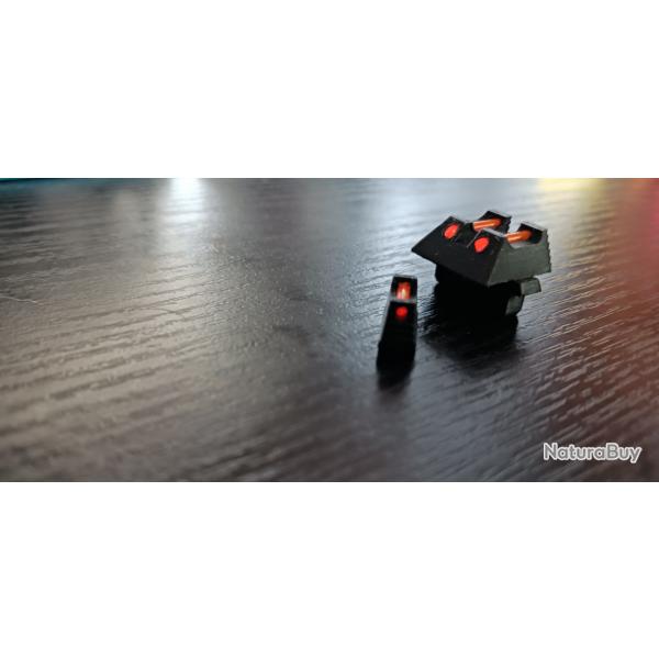 Organes de vise : Fibre Optic Glock KJW,WE, etc