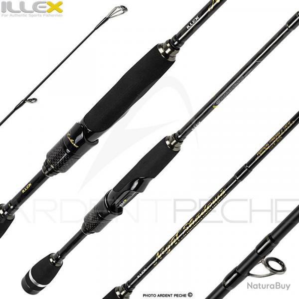 Canne spinning ILLEX Night shadows S 190 M Vertical finesse dmo