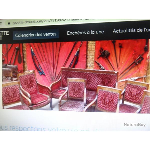 500) lot = dague couteau chasse ou vnerie , poque napolon III ; a voir
