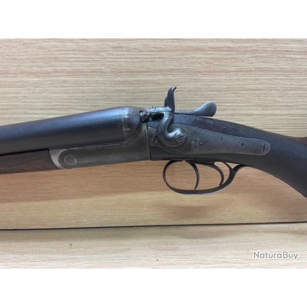 Fusil juxtapos  chien extrieur.Calibre 12