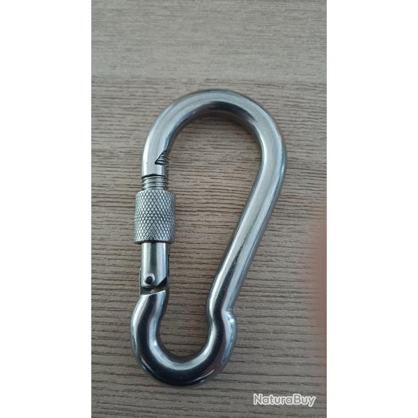 Mousqueton inox avec scurit