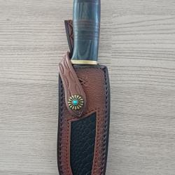 Étui couteau en cuir