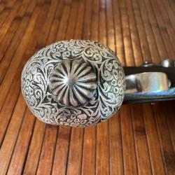 PISTOLET A SILEX ORIENTAL OTTOMAN LUXE GARNITURE ARGENT