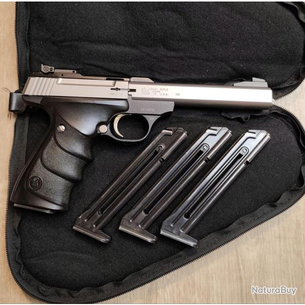 Pistolet semi-automatique BROWNING mod. BUCKMARK Stainless URX - 5.5" - Cal. 22 LR (Occasion)