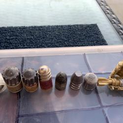 Collection de 8 ogives de chasse