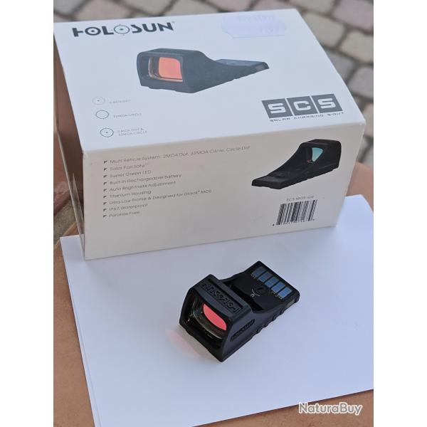 Point vert Holosun SCS MOS-GR pour Glock