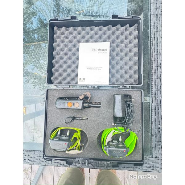 2 COLLIERS DE DRESSAGE DOGTRA 1210NCP - PORTEE 1200M