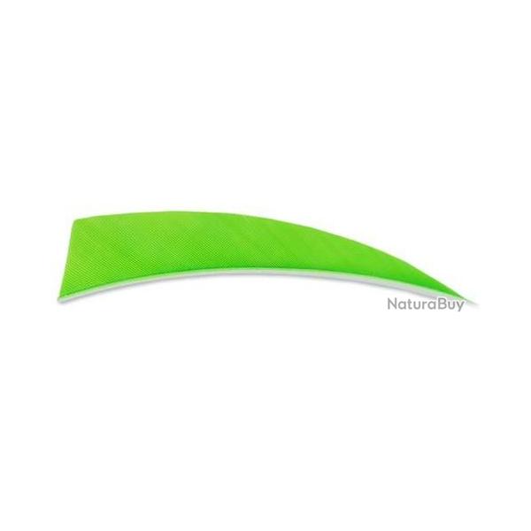 BUCK TRAIL - Plumes Naturelles Shield 3" LH JAUNE