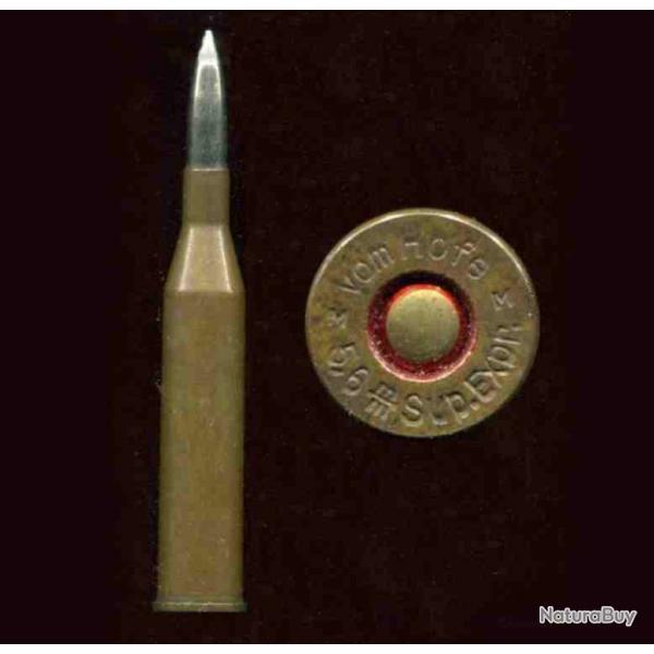 5.6 x 61 R Super Express Vom Hofe - balle nickel pointue