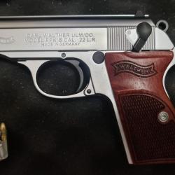 Pistolet Walther PPK/S - 22 LR / Nickel