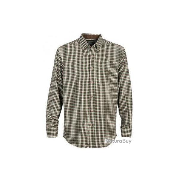 Chemise enfant  petits carreaux vert PERCUSSION