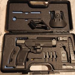 Canik TP9 SFX Modèle 2 avec visée réglable et support point rouge Fab Défense USM
