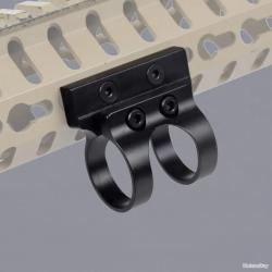 Adaptateur keymod 25.4mm pour lampe torche - LIVRAISON GRATUITE