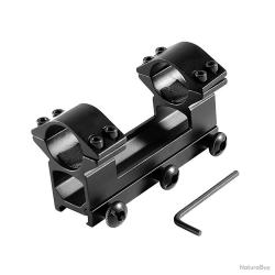 Montage monobloc pour lunette de tir Ø 25.4 mm - rail 20 mm - LIVRAISON GRATUITE