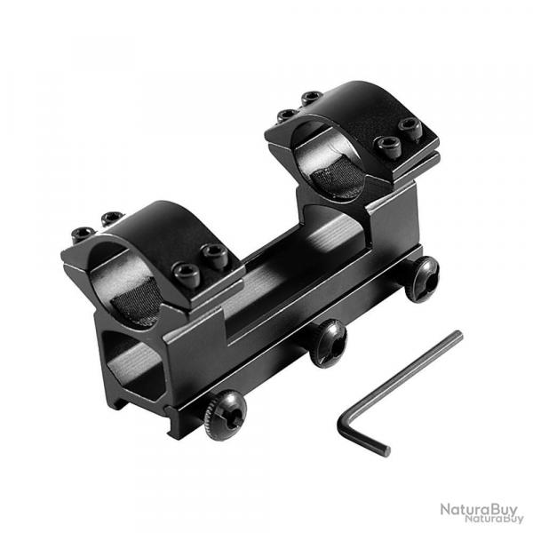 Montage monobloc pour lunette de tir  25.4 mm - rail 20 mm - LIVRAISON GRATUITE