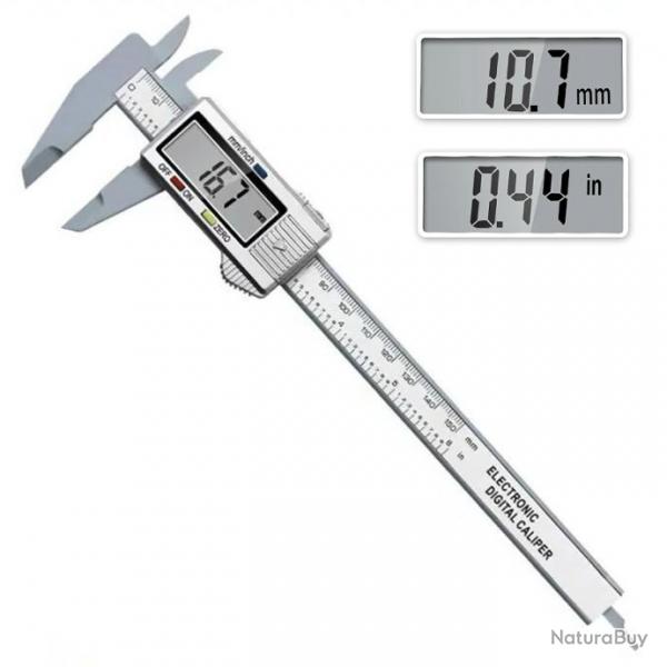 Pied  coulisse affichage numrique LCD - convertisseur units mm/pouces - LIVRAISON GRATUITE