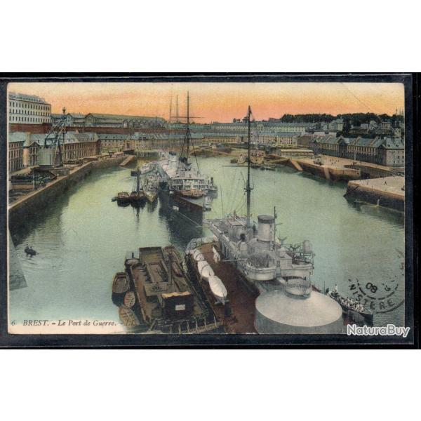 CPA - Marine Militaire - BREST- Le Port de Guerre N3786