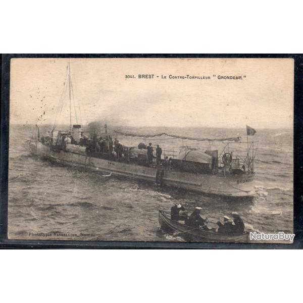 CPA - Marine Militaire - Le Contre-Torpilleur " GRONDEUR "  N3787