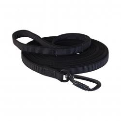 Longe Gomme Twist-Lock mousqueton alu de sécurité - Jokidog Noir 5 m