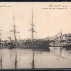 CPA - SAINT -MALO - Avant - Port et Bougainville  N°3790