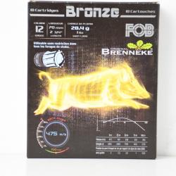 1 Boite de Balles Fob Bronze  cal. 12