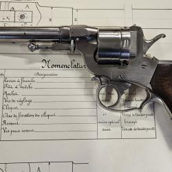 Revolver PERRIN Modèle 1859 cadre ouvert 2ème type calibre 11mm Perrin gros bourrelet
