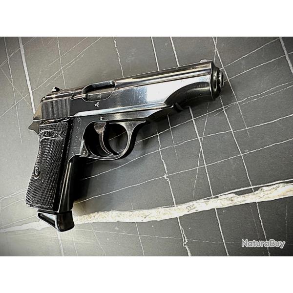 WALTHER MOD PP, ZELLA-MEHLIS en 7.65mm 1942 et rceptionn par le RFV