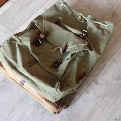 1953-1955 Sac à dos Armée Suisse + son sac additionnel - Paquetage en excellent état
