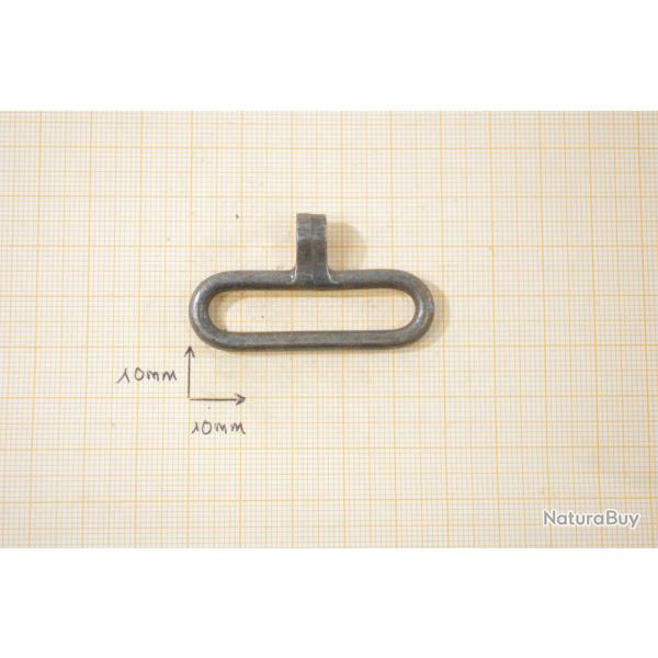 Grenadire  battant pour fusil de collection, poudre noire, 19e Sicle. Anneau de bretelle. (C)