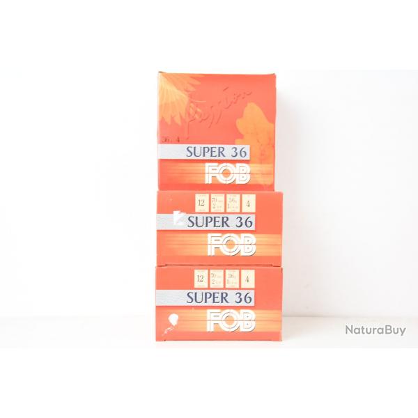 75 Cartouches FOB super 36 N4 cal. 12
