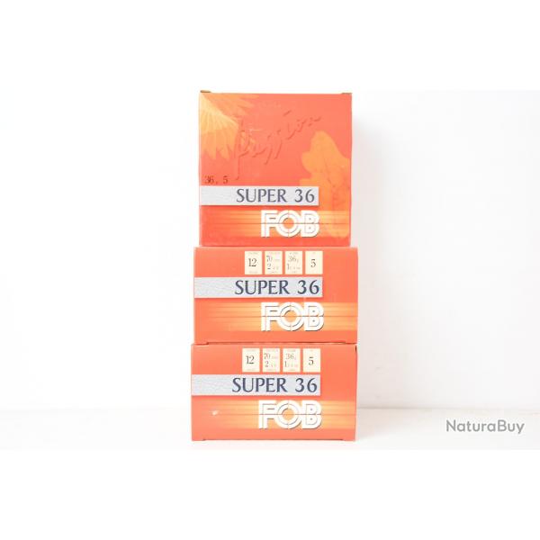 75 Cartouches FOB super 36 N5 cal. 12