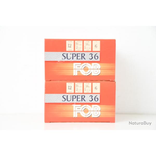 50 Cartouches FOB super 36 N6 cal. 12