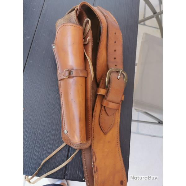 Ancienne ceinture Holster western