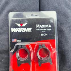Paire de colliers warne acier 25.4mm bas