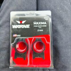 Paire de colliers warne acier 30mm medium