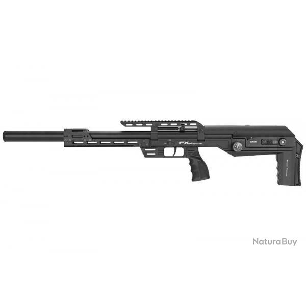 Carabine PCP Leopard Black Sniper Tube FX Airguns Calibre 6.35mm / .25