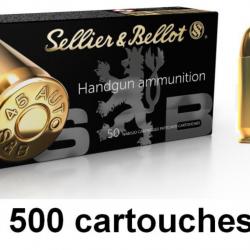 SELLIER BELLOT cal.45 ACP FMJ /500