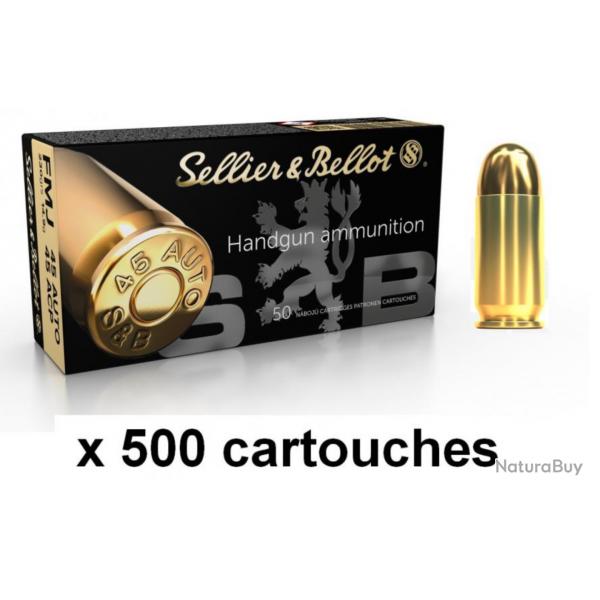 SELLIER BELLOT cal.45 ACP FMJ /500