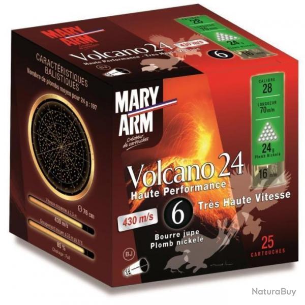 Cartouches MaryArm Volcano 24 cal.28/70 BJ N6