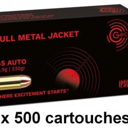 GECO cal.45 ACP FMJ Round Nose /500