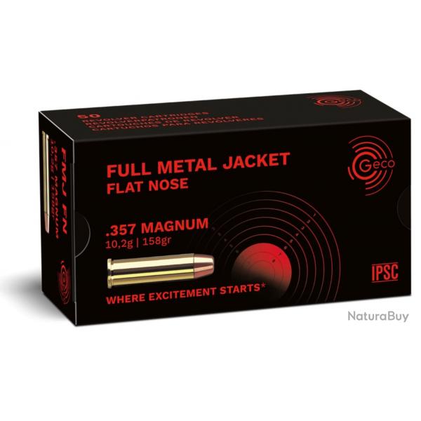GECO cal.357 Magnum FMJ Flat Nose /500
